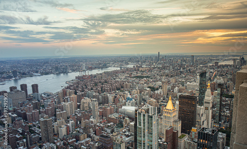 view from empire state building 