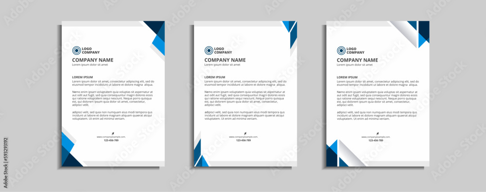 modern corporate letterhead template design modern corporate letterhead template design