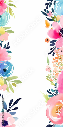 Vector gift card for mother s day. Illustration with flowers in soft pastel colors with copy space.