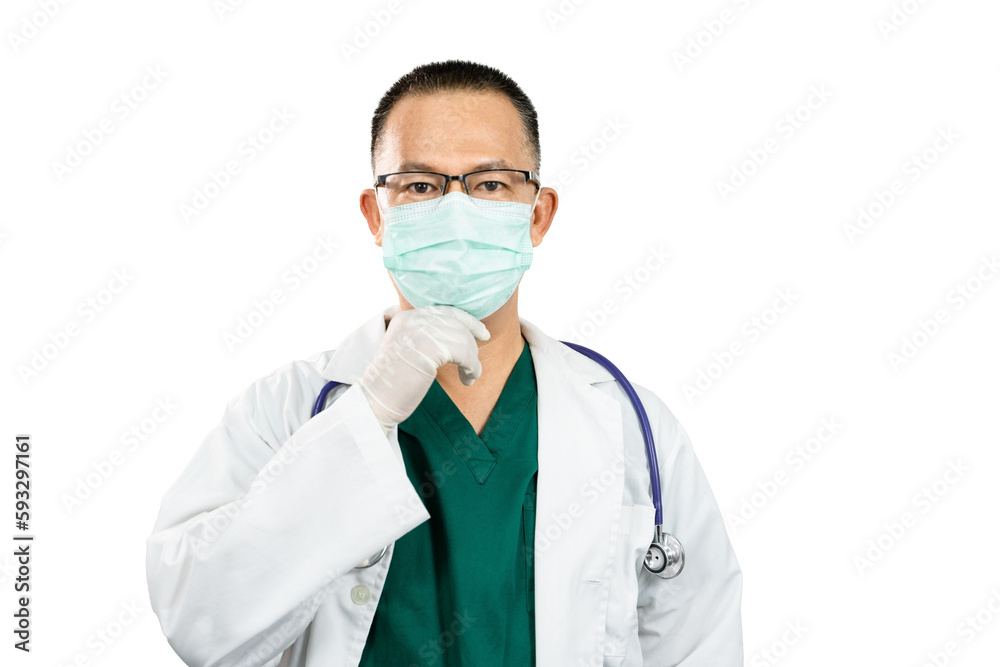 healthcare, profession and medicine concept - happy smiling doctor or male nurse in uniform healthcare, profession and medicine concept - happy smiling doctor or male nurse in uniform