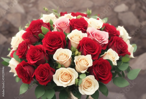 beautiful bouquet of flowers