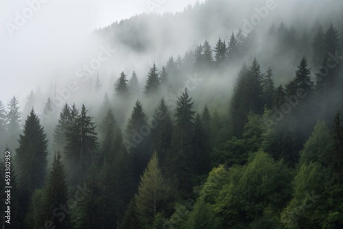 fog in the mountains © nico
