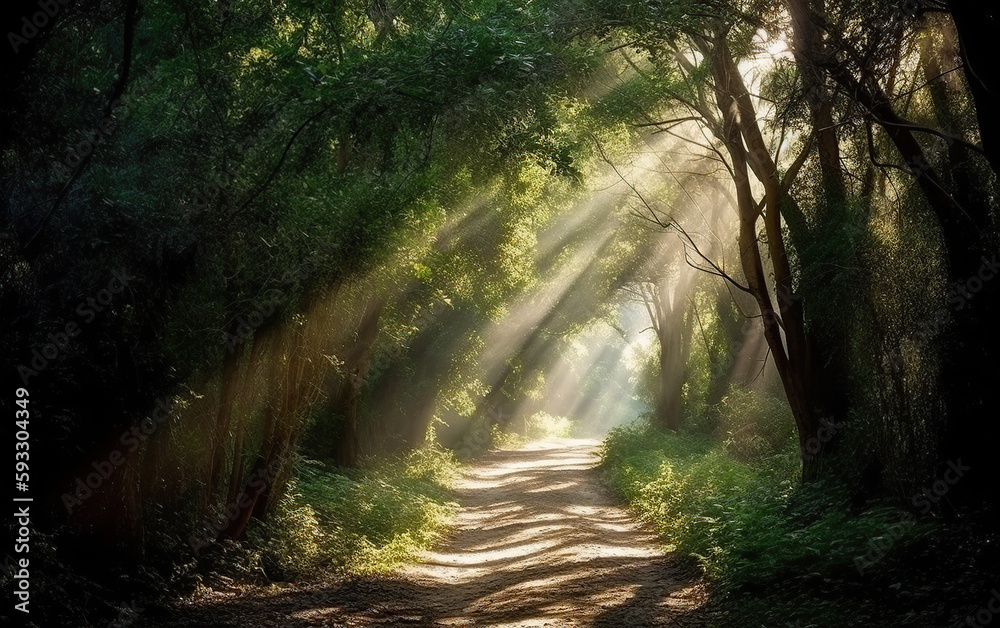 Fototapeta premium morning in the forest