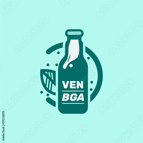 Ven Bga logo for a chemical company , minimal logo