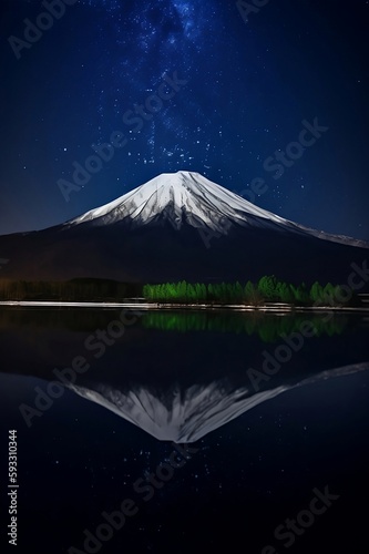 Mt Fuji the night
