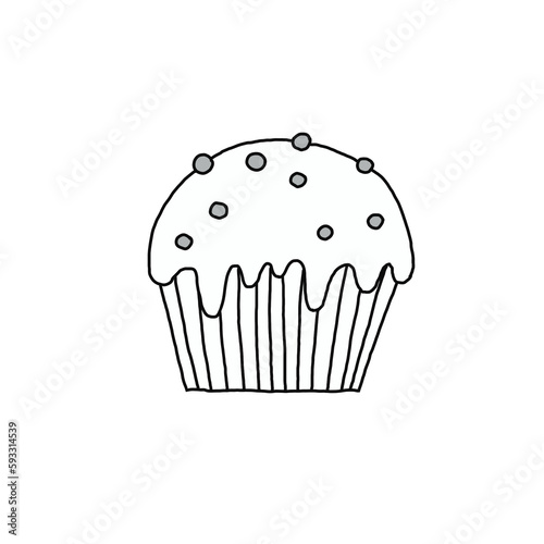 Minimal Chocolate Muffin