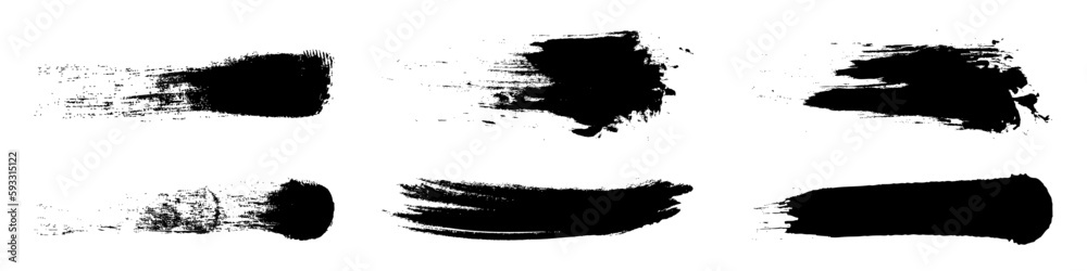 Brush strokes. Ink splatter. Grunge. Vector Brush strokes. Ink splatter. Grunge. Vector