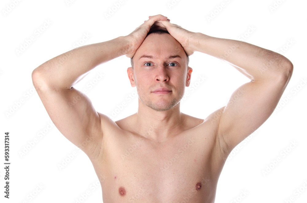 Attractive man posing in the studio. Handsome guy. Attractive man posing in the studio. Handsome guy.
