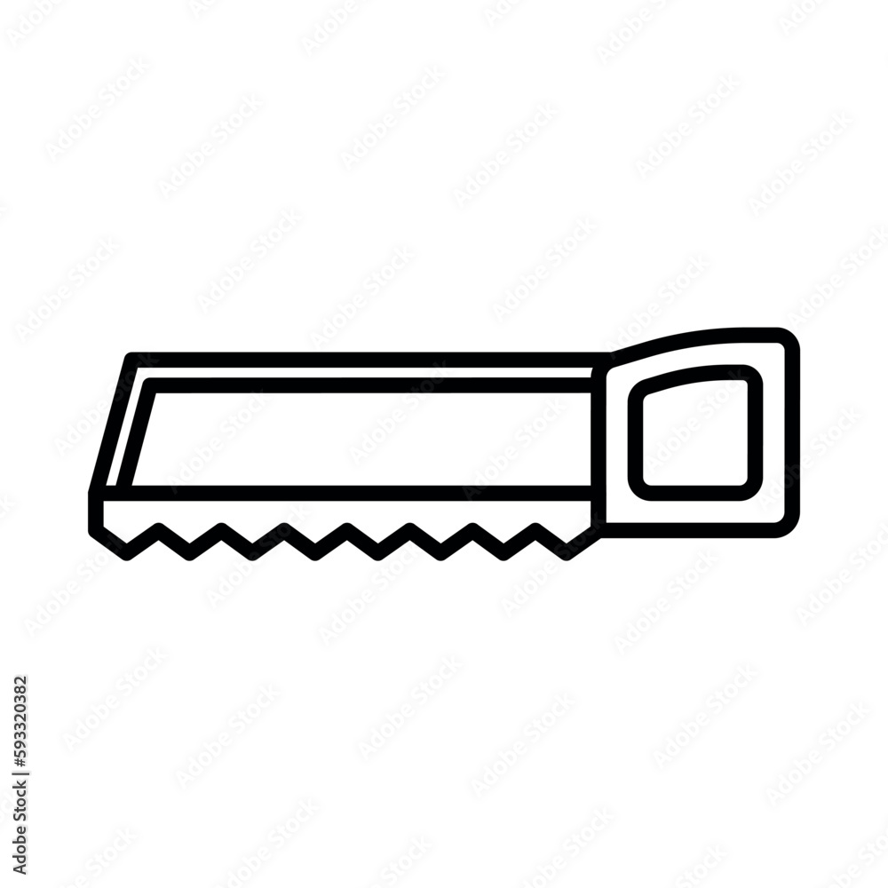 Garden and garden concept, saw sign on white background, saw metal handsaw icon in outline style for mobile concept and web design. Vector graphics.
Garden and garden concept, saw sign on white background, saw metal handsaw icon in outline style for mobile concept and web design. Vector graphics.