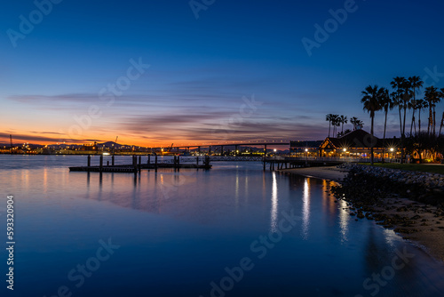 Sunrise and the San Diego skyline from Coronado Island © Chris