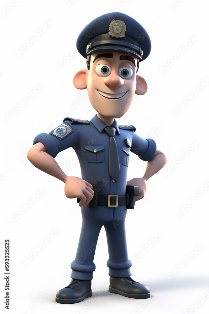 cartoon police officer cartoon police officer