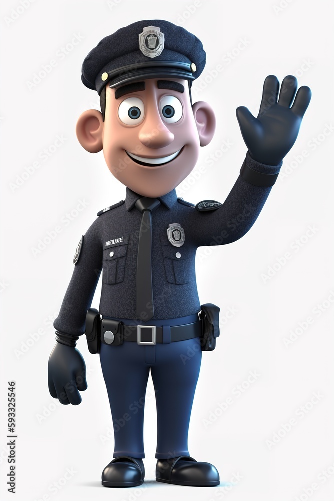 cartoon police officer cartoon police officer