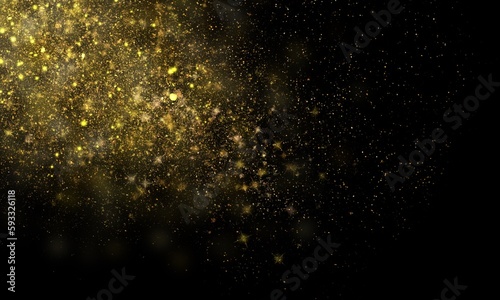 Elegand Gold Glitter Light Luxury Background