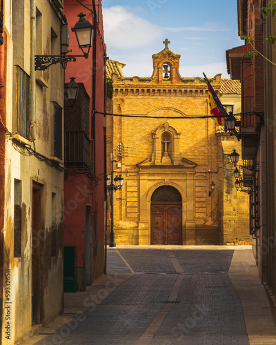 In the old town of Huesca