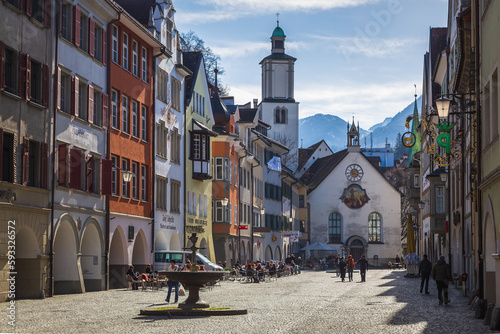 In the historic centre of Feldkirch photo