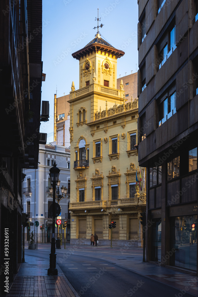 Fototapeta premium In the historic centre of Castellon
