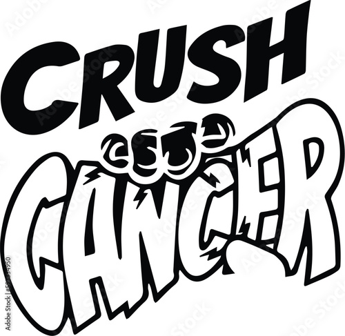 Crush Cancer  SVG