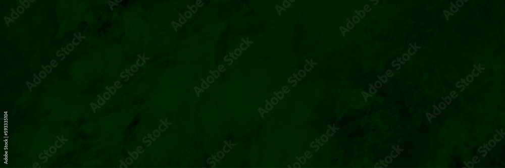 Obraz premium Dark green backdrop concrete wall texture background banner pattern. Dark black green texture chalk board and grunge banner background. classroom board wall texture background.