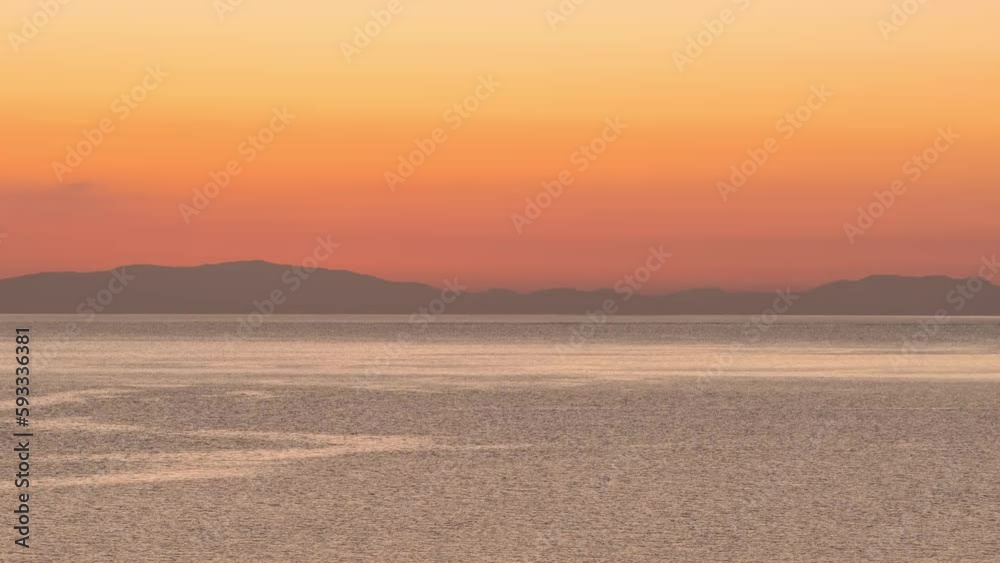 4K time lapse of majestic sunrise over the sea scenery 4K time lapse of majestic sunrise over the sea scenery