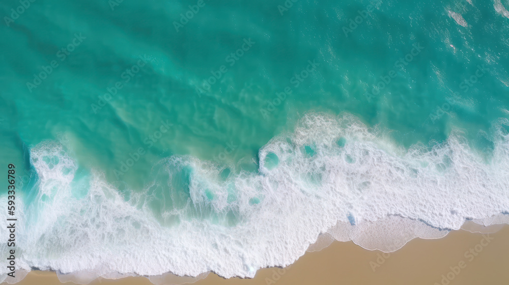 waves on the beach