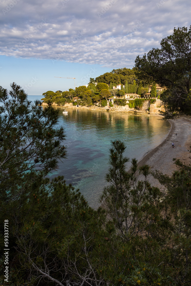 Fototapeta premium Pointe de Saint-Hospice à Saint-Jean-Cap-Ferrat