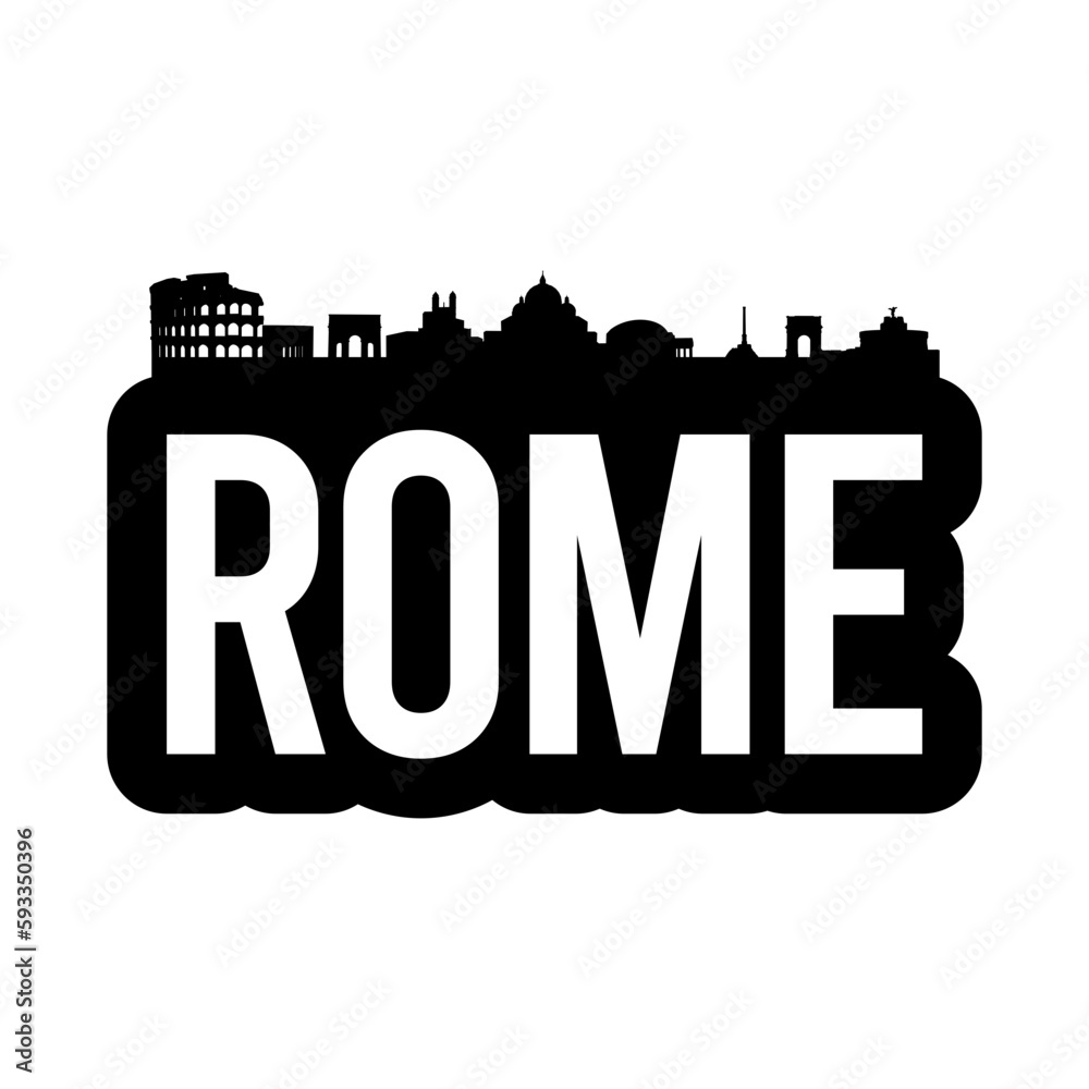 Fototapeta premium Rome Bold Skyline