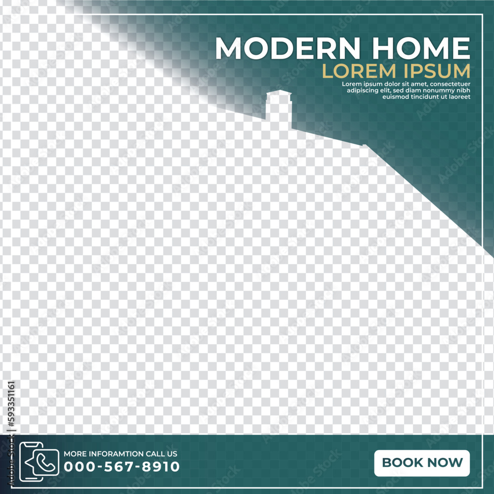 Fototapeta premium Real estate Property for sell template