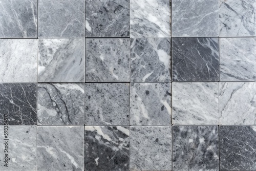 marble background texture in gray. Generative AI
