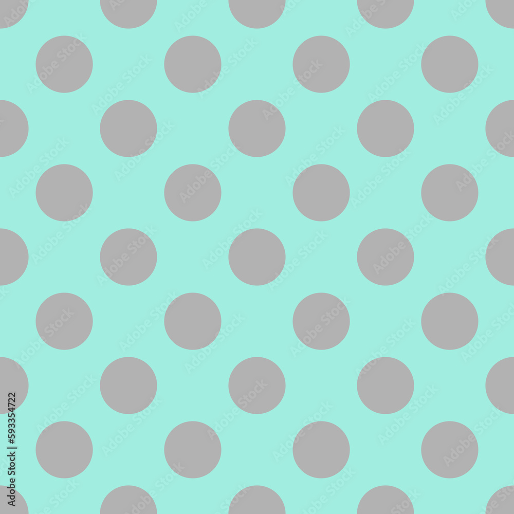 Seamless vector pattern with grey polka dots on a sea mint blue green background. For desktop wallpaper, web design, cards, invitations, wedding or baby shower albums, backgrounds, arts and scrapbook Seamless vector pattern with grey polka dots on a sea mint blue green background. For desktop wallpaper, web design, cards, invitations, wedding or baby shower albums, backgrounds, arts and scrapbook