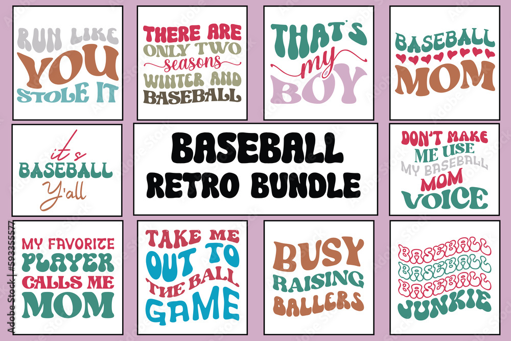 baseball retro bundle