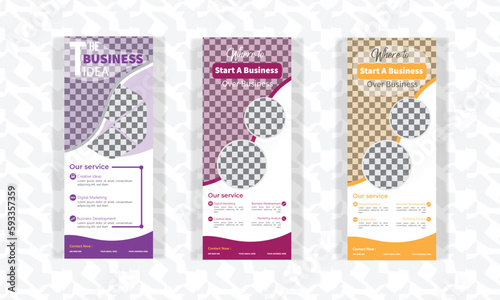 set of banners roll up roll up banner templates 