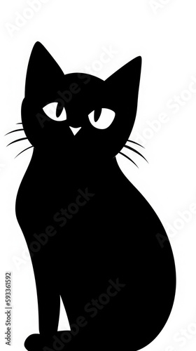 minimalistic cat