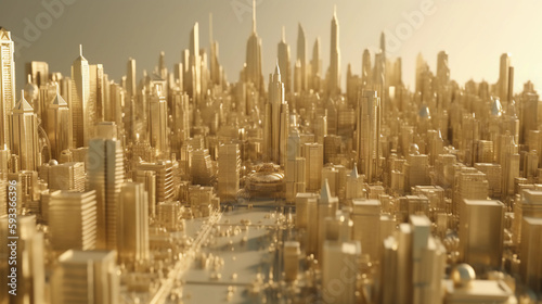 Golden City  Wealth and Prosperity