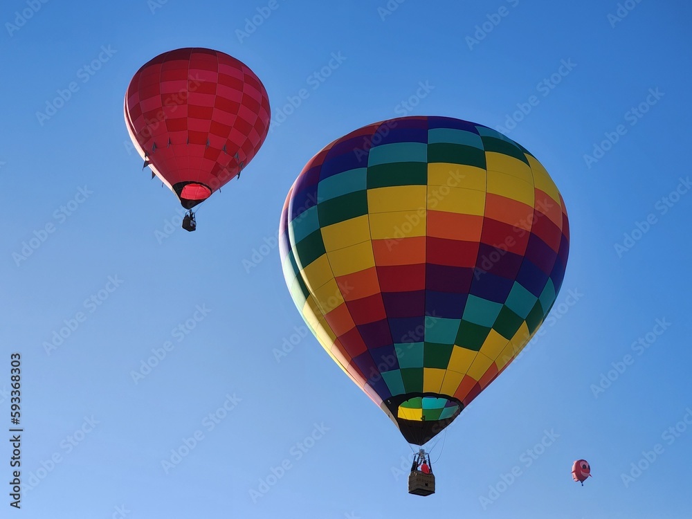 Naklejka premium Hot Air Balloons in Colorado Springs