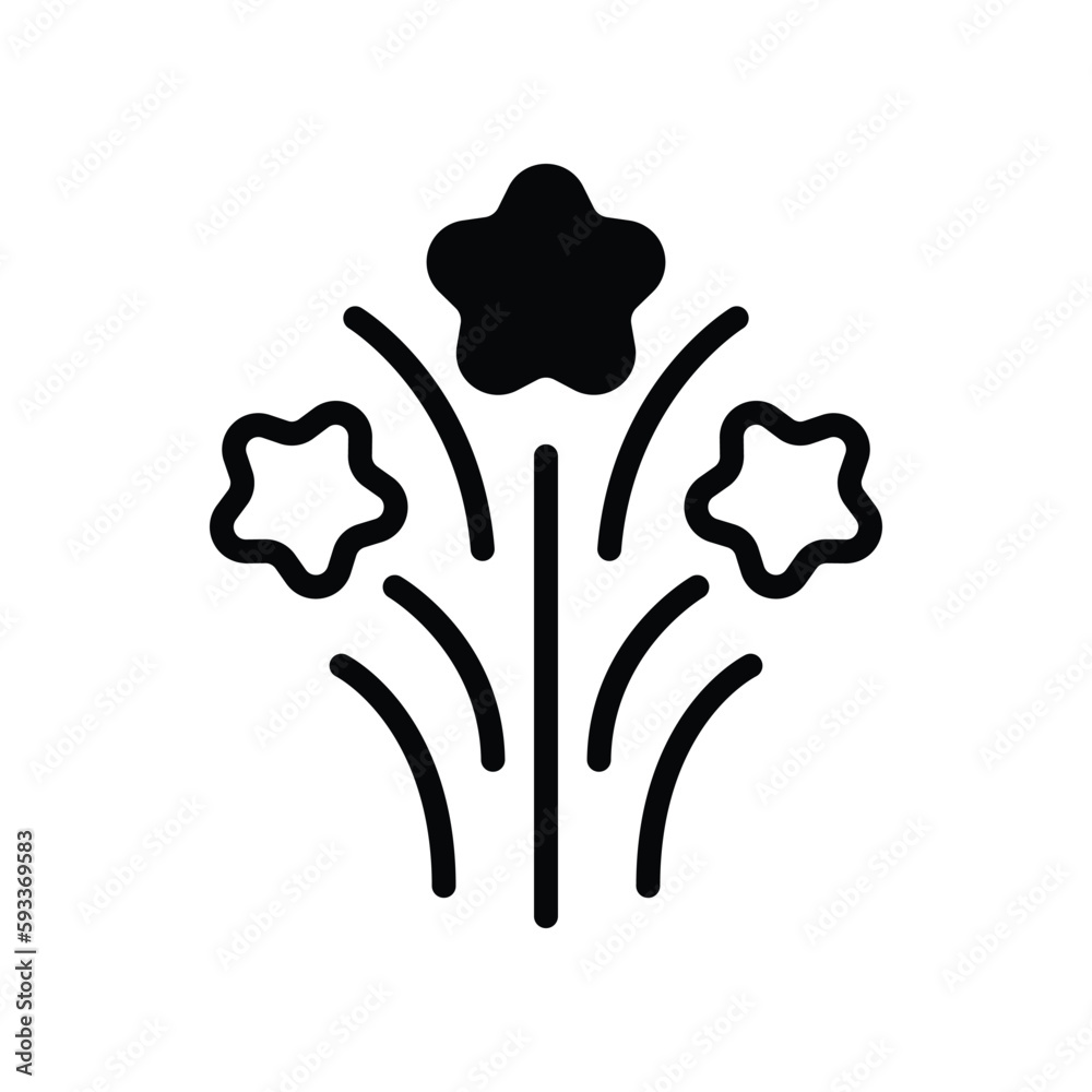Fireworks icons. Vector Design Stock illustration. Fireworks icons. Vector Design Stock illustration.