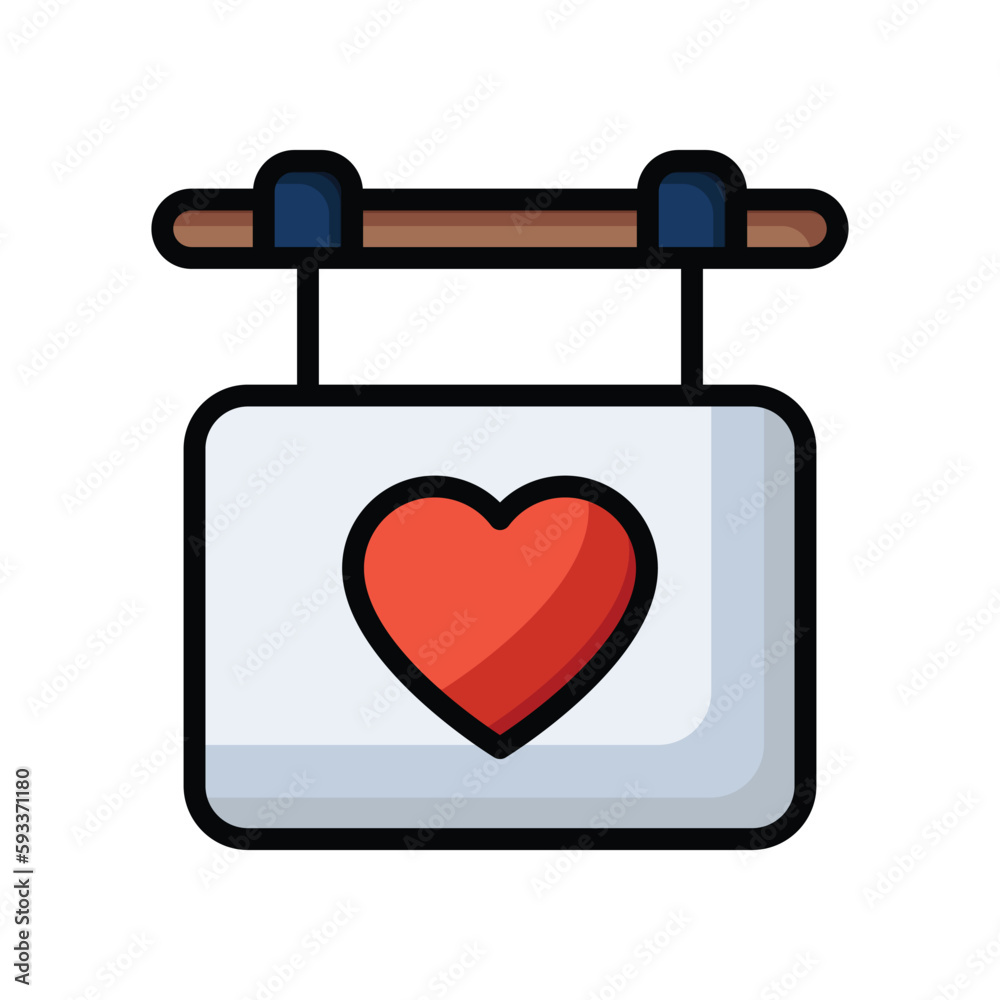 Love Sign icons. Vector Design Stock illustration. Love Sign icons. Vector Design Stock illustration.