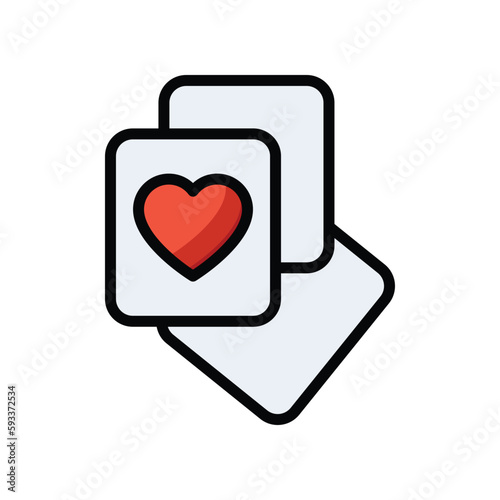 Photos icons. Vector Design Stock illustration.