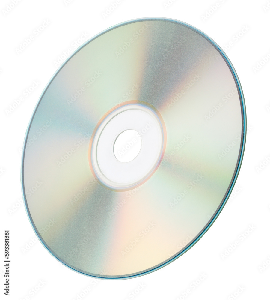 CD or DVD isolated on transparent background CD or DVD isolated on transparent background
