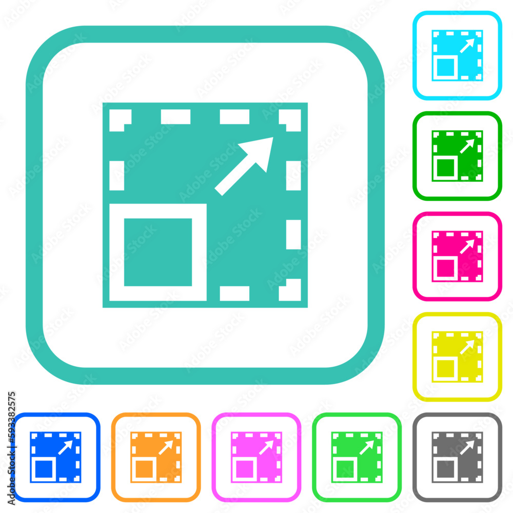 Maximize element solid vivid colored flat icons Maximize element solid vivid colored flat icons
