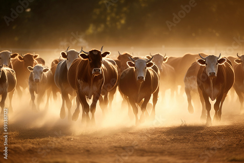 Cattle in the field - agribusiness - AI Technology
