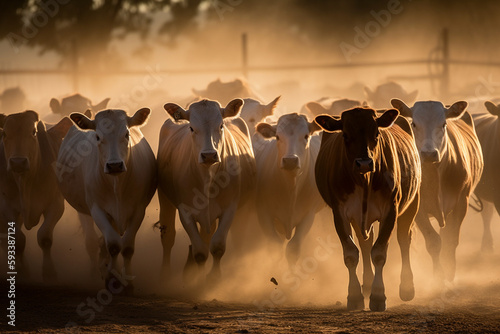 Cattle in the field - agribusiness - AI Technology