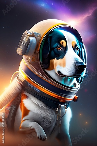 Chien astronaute  photo