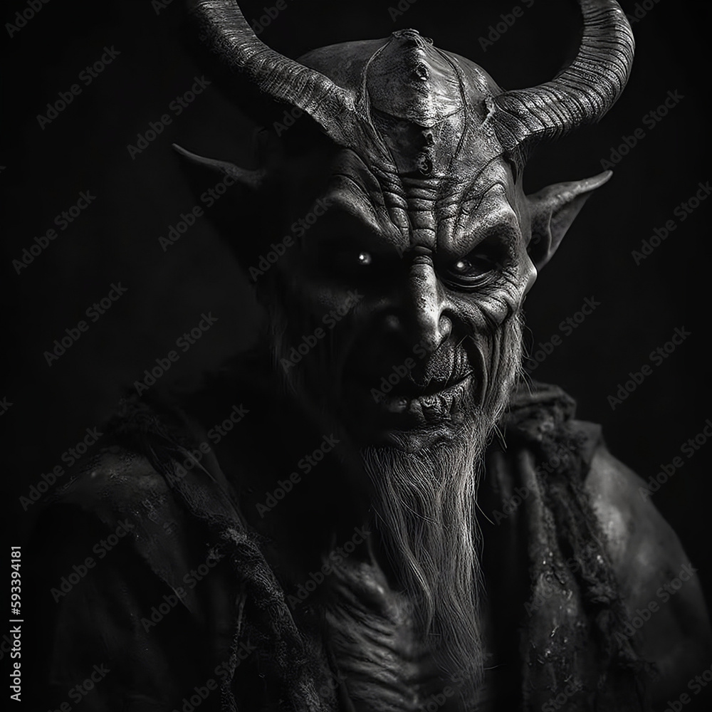 A Horrifying and Realistic Portrait of Satan the Evil One A Horrifying and Realistic Portrait of Satan the Evil One