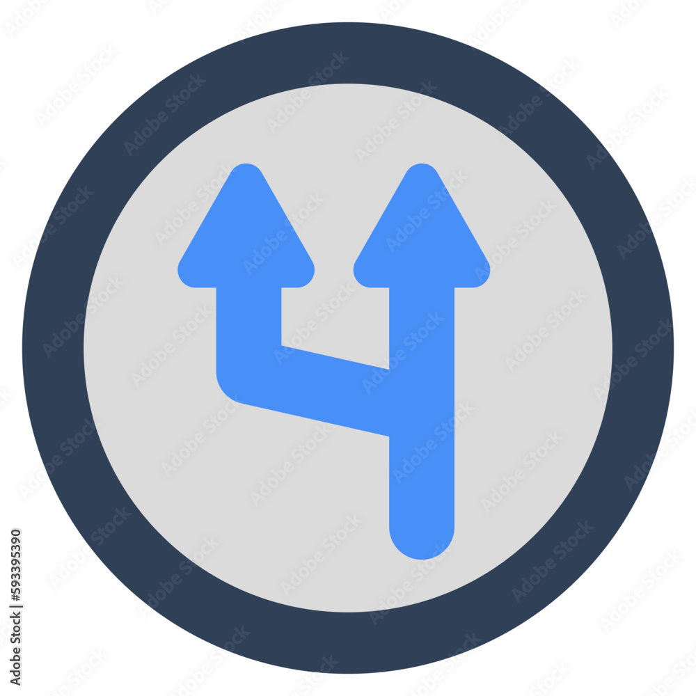 Modern design icon of directional arrows Modern design icon of directional arrows