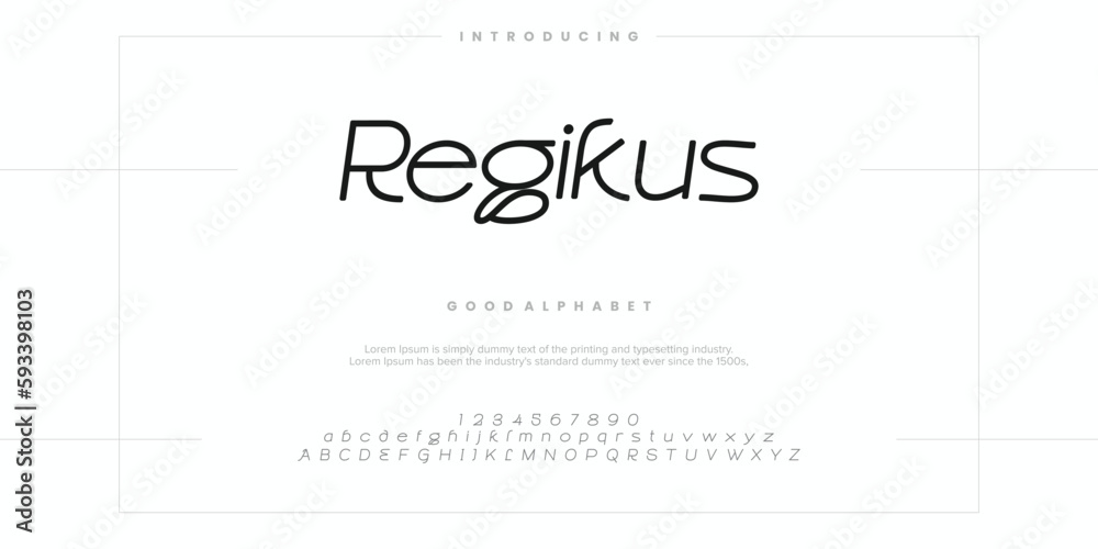Abstract minimal modern alphabet fonts. Typography technology vector illustration Abstract minimal modern alphabet fonts. Typography technology vector illustration