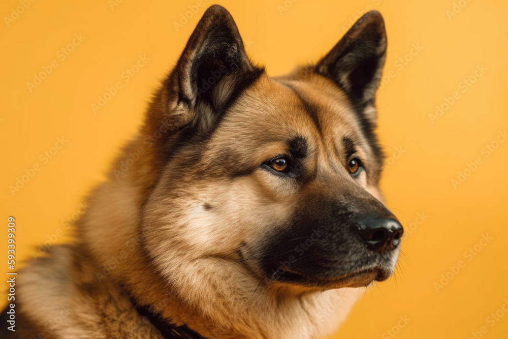 Dog portrait with copy space Dog portrait with copy space