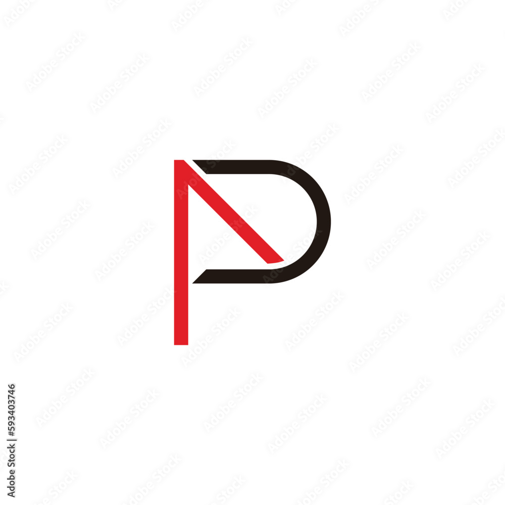 letter p arrow thin line geometric logo vector letter p arrow thin line geometric logo vector