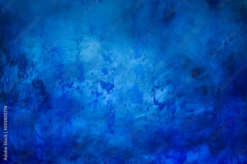 Blue background in a grungy style,  Textured, dark indigo. Generative Ai.