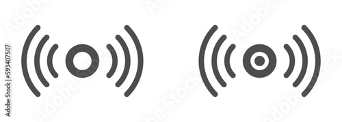 Sensor vector icons set
