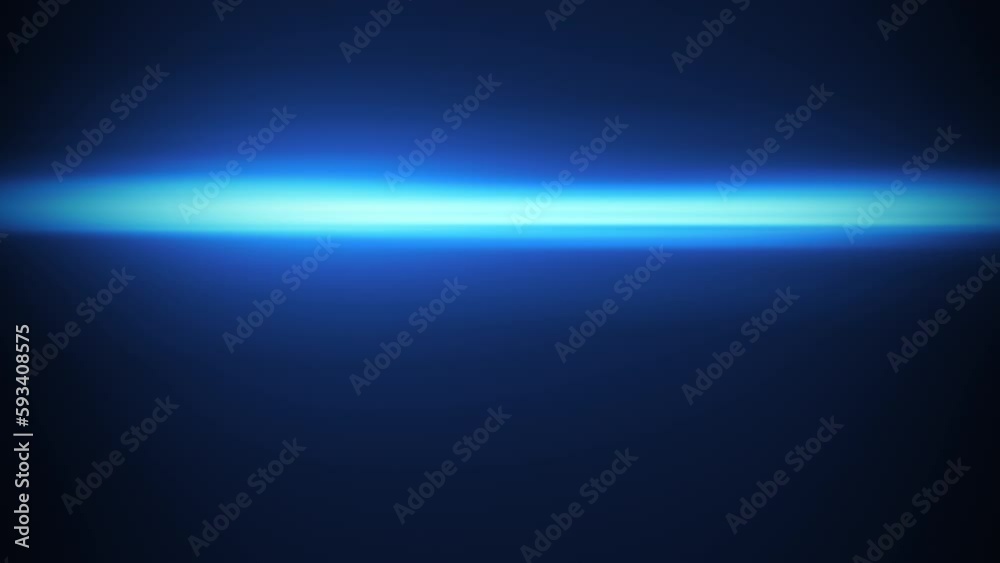 Loop abstract blurred blue horizontal line move from bottom to up side animation art on black background for screen project overlay. 